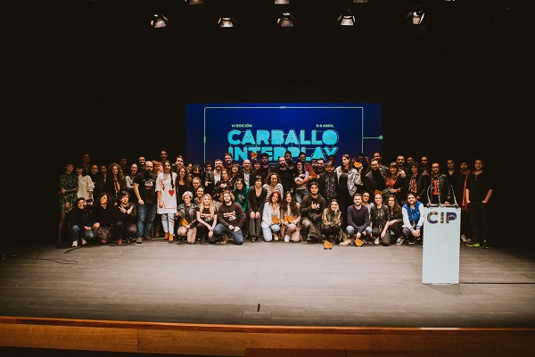 Foto de grupo da gala do Carballo Interplay 2019